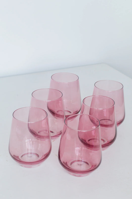Estelle Stemless: Rose