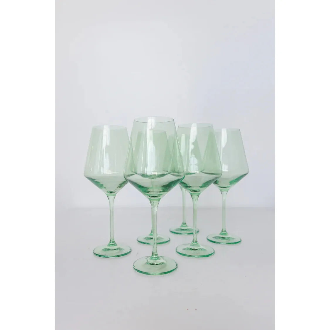Estelle Stemmed: Mint Green
