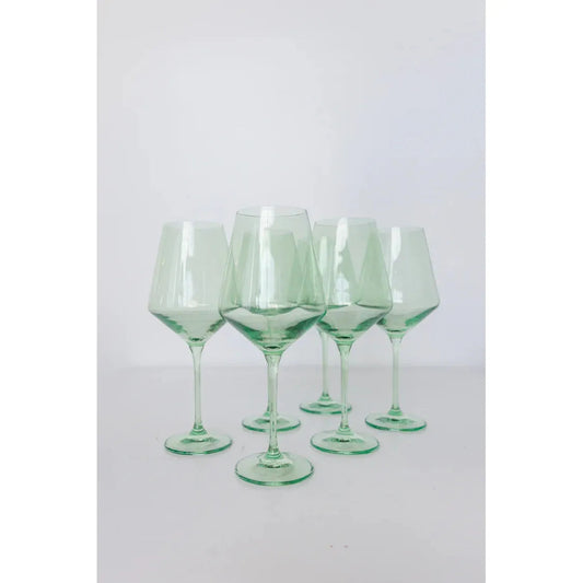 Estelle Stemmed: Mint Green