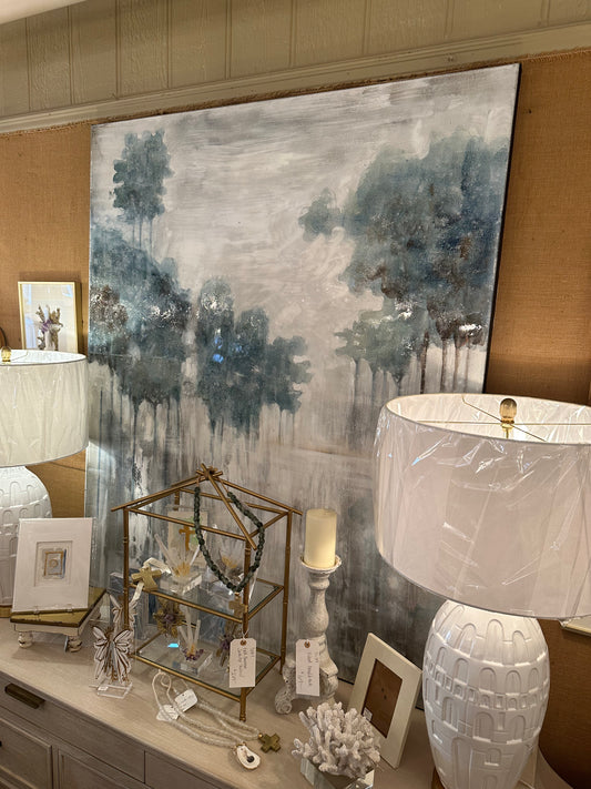 Blue Tree Painting