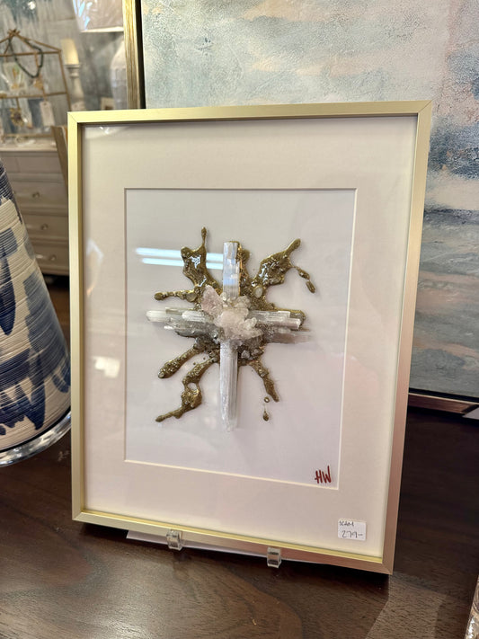 Immeasurable Resin Cross Art w Frame