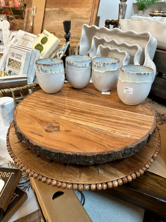 Wood/Bark Lazy Susan