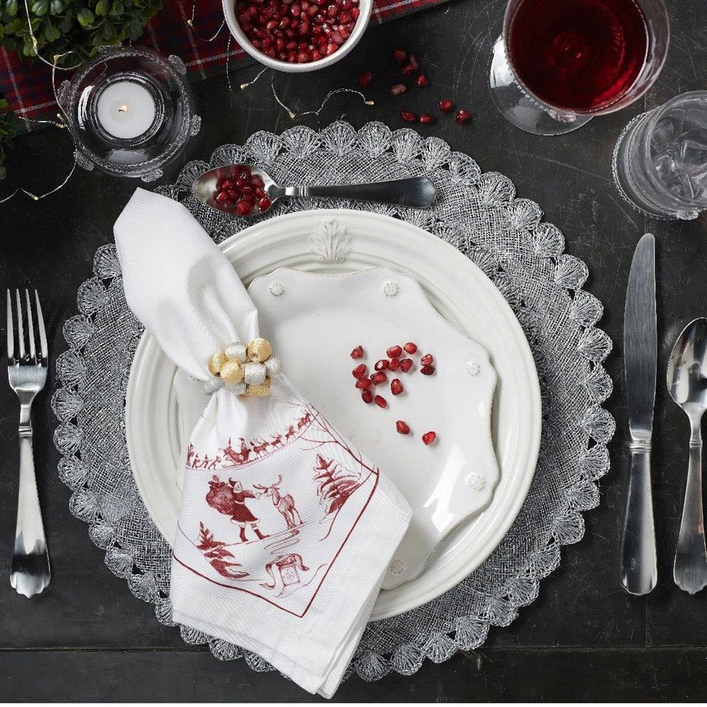 Red + White Christmas Napkins