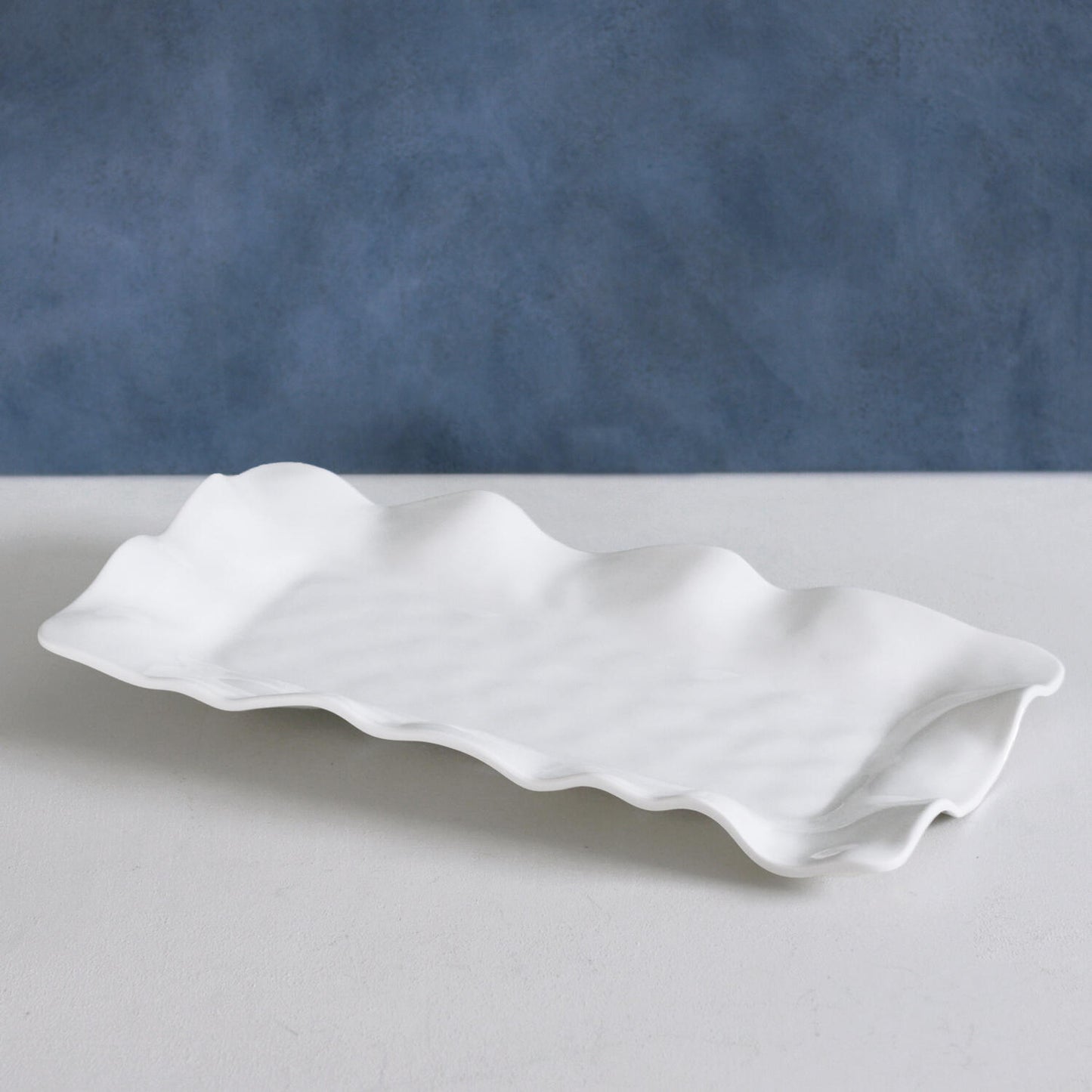 Bloom Rect Tray White